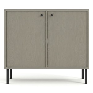 Komoda TOKYO 2 2F | Typ 812 | Eukaliptus | Czarne nogi proste