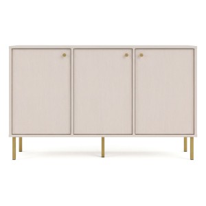 Komoda TOKYO 2 3F | Typ 813 | Beż piaskowy | Złote nogi proste