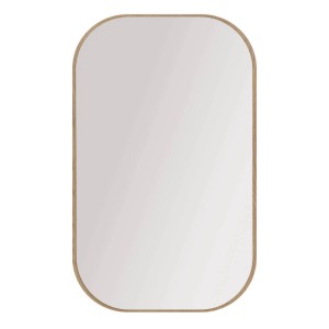 Lustro prostokątne OVALIO 702 | 110x68cm | Ramka dąb cremona