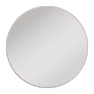 Lustro okrągłe OVALIO 701 | 100cm | Ramka beż piaskowy