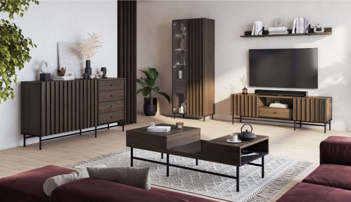 kolekcja PIEMONTE jesion portland/czarny