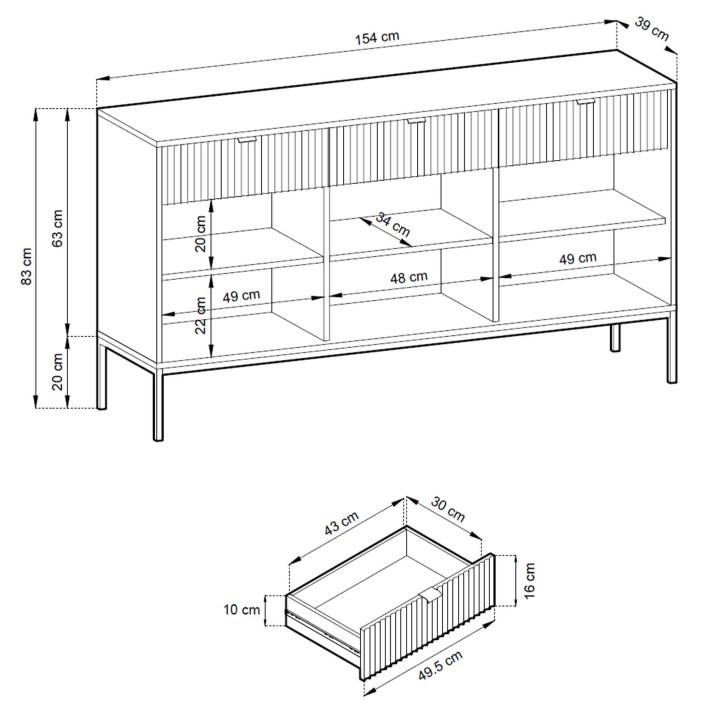 Komoda NOVA KSZ-154 Wymiary.jpg