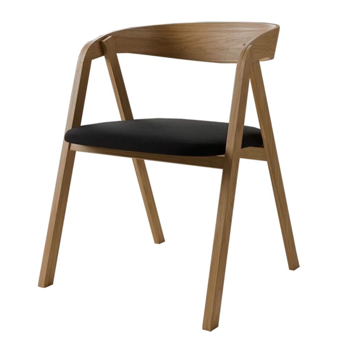 Krzesło drewniane z tapicerowanym siedziskiem LEO.jpg