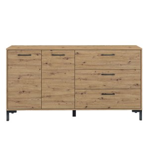 Komoda loftowa NEVIO 13 dąb artisan/czarny