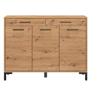 Komoda loftowa NEVIO 14 dąb artisan/czarny