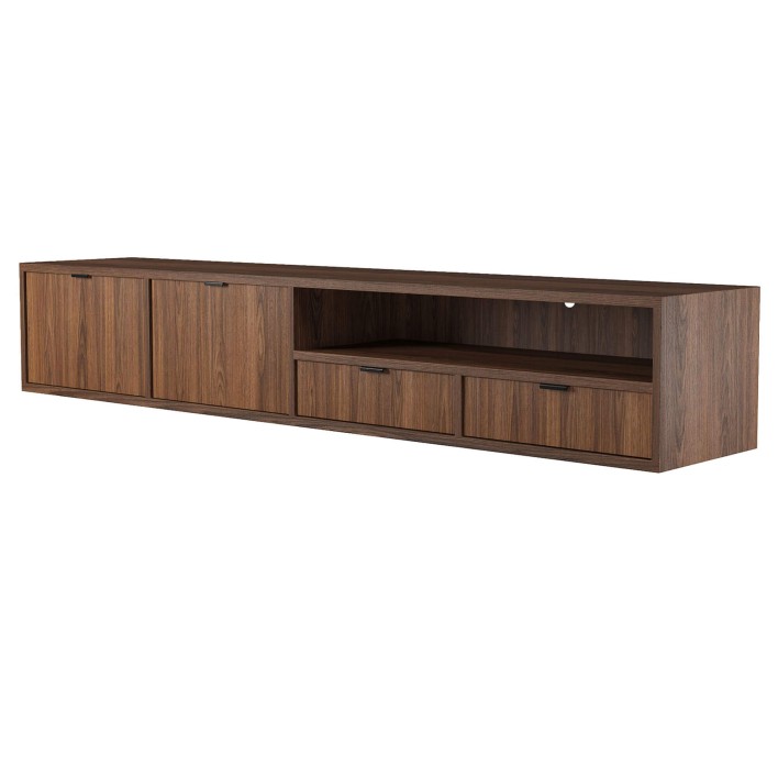 Szafka RTV wisząca 200 Warmia Walnut.jpg