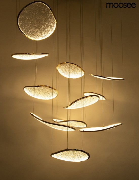 MOOSEE lampa wisząca MEDUSA złota