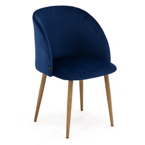 KO-78 | Niebieski - Nogi drewniane | OUTLET