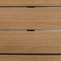 Zestaw mebli ogrodowych z aluminium SYCYLIA DUO | Czarny + imitacja drewna | Beżowe poduszki-15