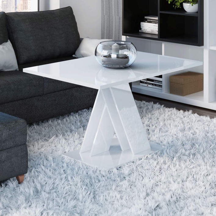 Stolik kawowy BRONX MINI | 120x60x60 | Biały połysk1.jpg