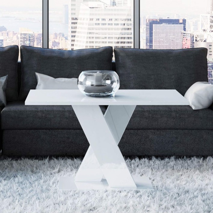 Stolik kawowy BRONX MINI | 120x60x60 | Biały połysk2.jpg