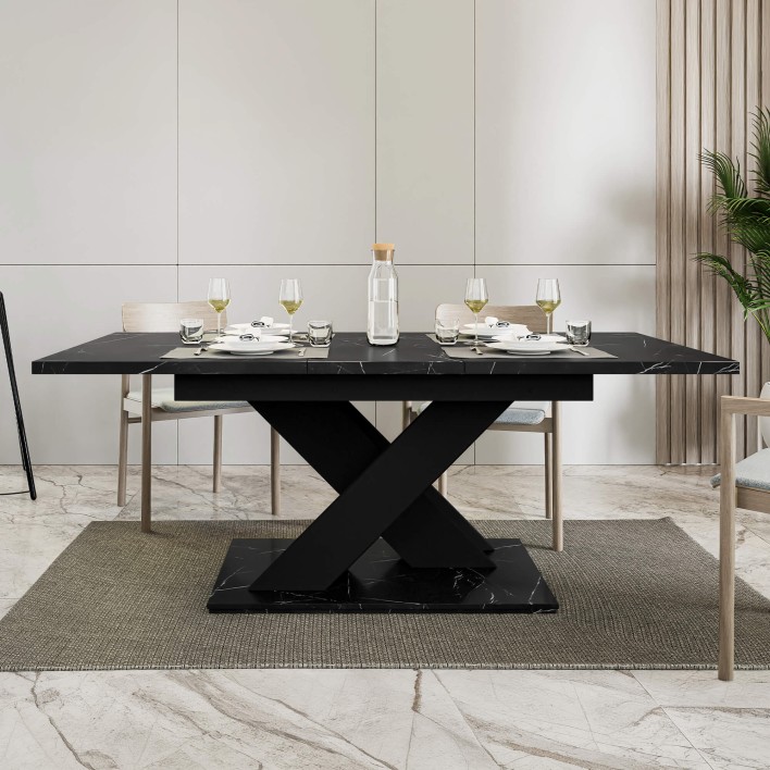 Stół rozkładany BRONX| 140-180x80 | Czarny marmur6.jpg