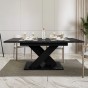 Stół rozkładany BRONX | 140-180x80 | Czarny marmur-7
