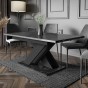 Stół rozkładany BRONX | 140-180x80 | Czarny marmur-4