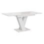 Stół rozkładany MASIV | 120-160x80 | Biały marmur1.jpg