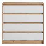 KOMODA 93 F XELO DĄB CRAFT ZŁOTY / BIAŁY