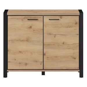 Komoda AKTIV 2D / 24TWLK45 / dąb taurus, czarny