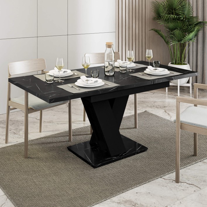 Stół rozkładany MASIV | 120-160x80 | Czarny marmur2.jpg