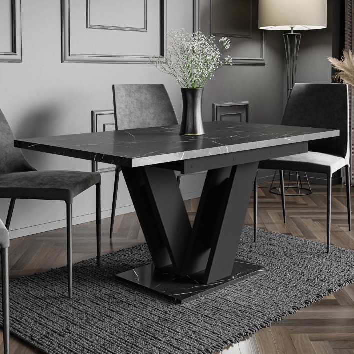 Stół rozkładany MASIV | 120-160x80 | Czarny marmur4.jpg