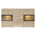 Komoda BAROS 26 2D3S | San remo oak light