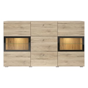 Komoda BAROS 26 2D3S | San remo oak light