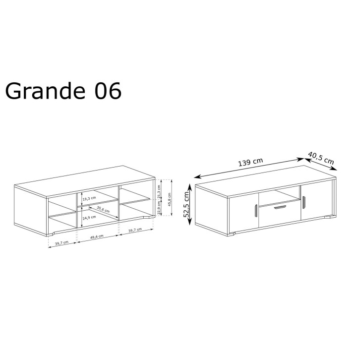 Szafka RTV GRANDE G-6 | Dąb Cremona3.jpg