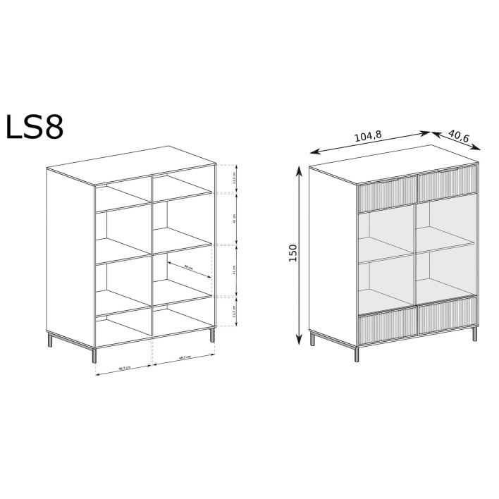 Nowoczesna witryna LINKA STYLE LS-8 | Green stone4.jpg