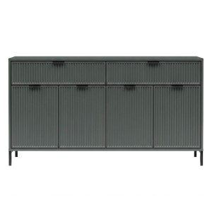 Duża komoda frezowana LINKA STYLE LS-1 | Green stone