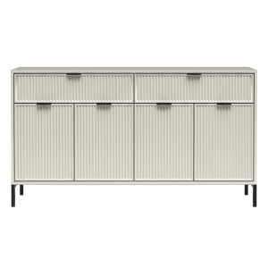 Duża komoda frezowana LS-1 / Cashmere