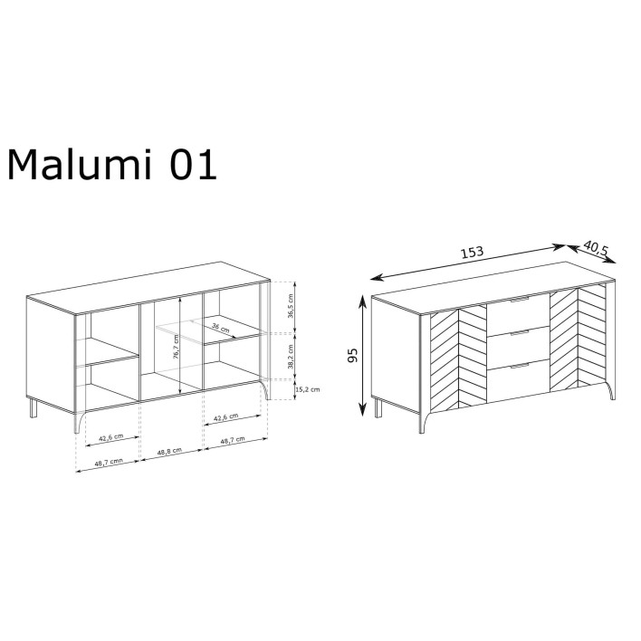 Komoda MALUMI MM-1 | Czarny7.jpg