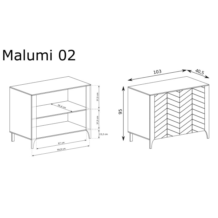 Komoda MALUMI MM-2 | Czarny6.jpg