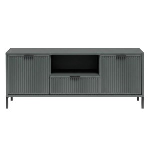 Szafka RTV frezowana LINKA STYLE LS-3 | Green Stone