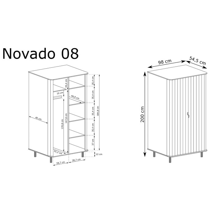 Szafa NOVADO NV-8 | Biel alpejska2.jpg