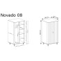 Szafa NOVADO NV-8 | Biel alpejska2.jpg