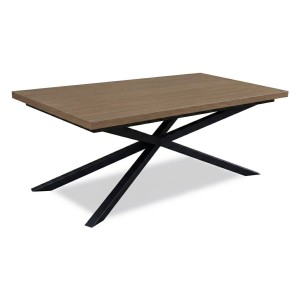 Stół rozkładany S8 100x200/280 | Fornir dębowy | Truflowy | SZYBKA WYSYŁKA