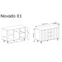 Komoda NOVADO NV-1 | Clay gray7.jpg