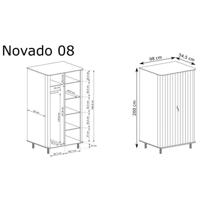 Szafa NOVADO NV-8 | Clay gray4.jpg