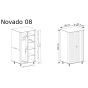 Szafa NOVADO NV-8 | Clay gray4.jpg