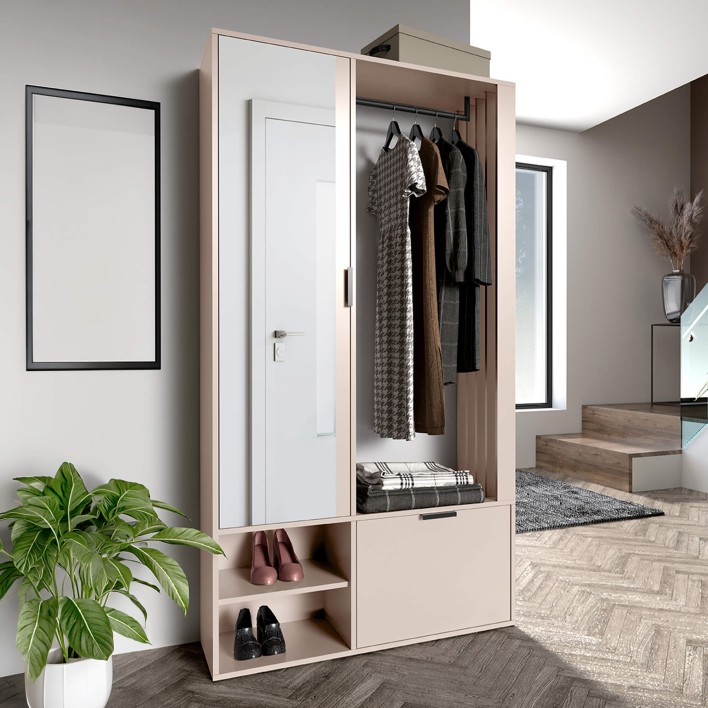 Garderoba z lustrem MILO UNI | Cashmere1.jpg