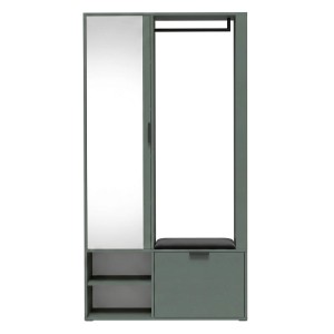 Garderoba z lustrem MILO UNI | Green stone
