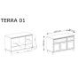 Komoda TERRA TA-1 | Szary diamentowy7.jpg