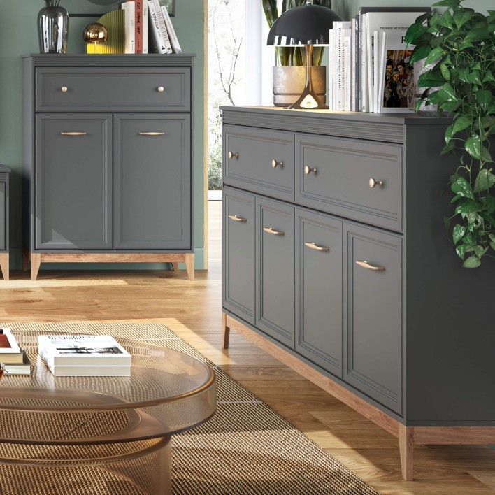 Komoda TERRA TA-2 | Szary diamentowy1.jpg