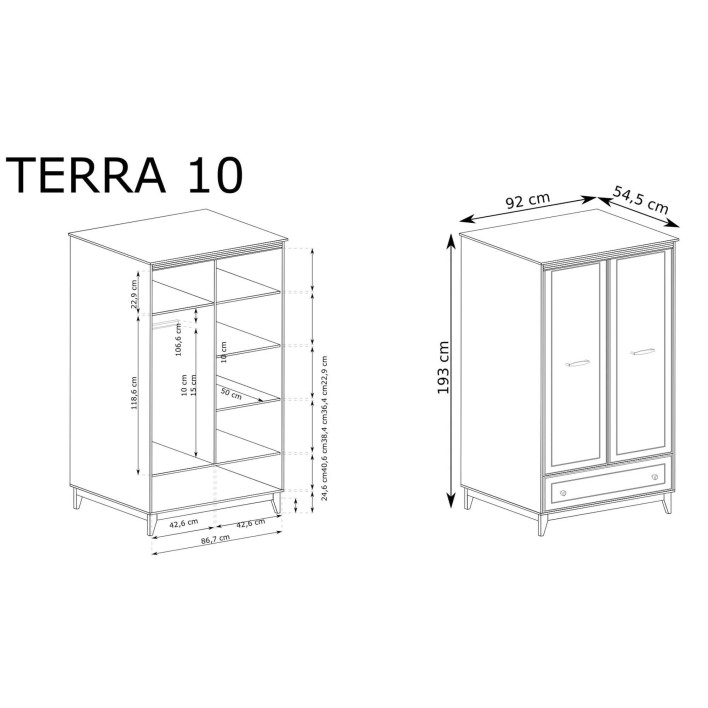 Szafa TERRA TA-10 | Szary diamentowy4.jpg