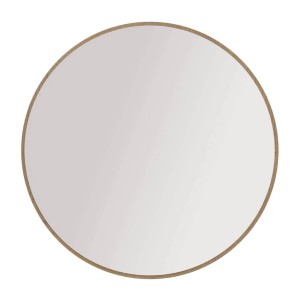 Lustro okrągłe OVALIO 701 | 100cm | Ramka dąb cremona | SZYBKA WYSYŁKA