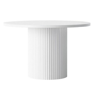 Stół rozkładany STL M117/1 | 100/140 cm | Biały | SZYBKA WYSYŁKA