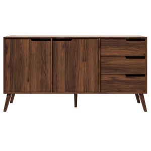 Komoda z szufladami NORDELO 2D | Warmia Walnut | SZYBKA WYSYŁKA