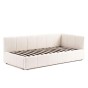 Łóżko tapicerowane z pojemnikiem 5084G-R | 90x200 | Boucle | Biały #6-5