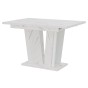Stół rozkładany DOHA 2 | 120-160x80 | Biały marmur-1