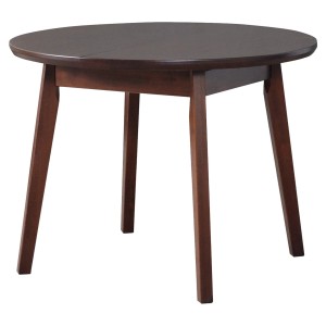 Stół Okrągły drewniany OSLO 4 MDF/okleina dąb 100/130