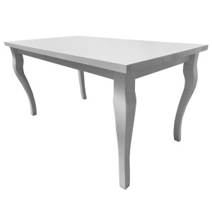STÓŁ ROZKŁADANY NR 18 MAGNAT 150x80 LAMINAT PROSTOKĄT NOGI MAGNAT